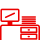 Icon für Branche Büro rot Icon für Branche Büro rot