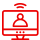 Icon für Branche Media rot