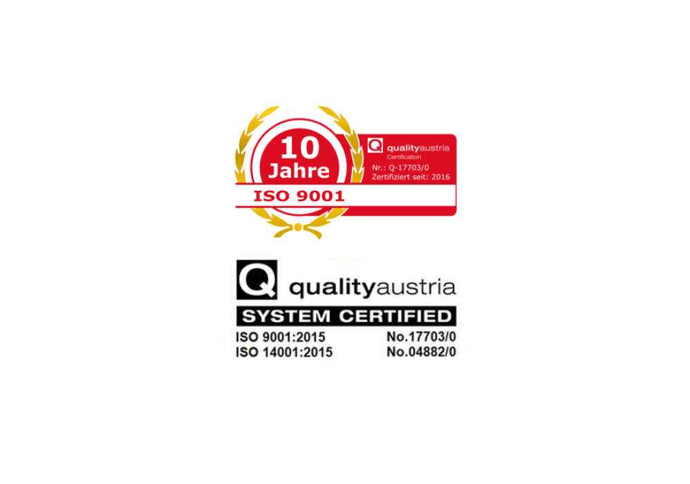 MIKKA ist nach ISO 9001 und ISO 14001 zertifiziert